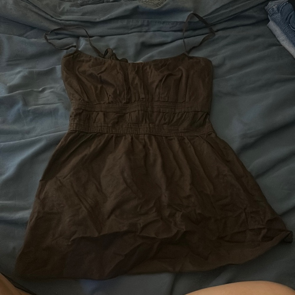 Brown, vintage Cotten tank